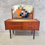Duńska toaletka z lat 60. – teak, styl mid-century modern