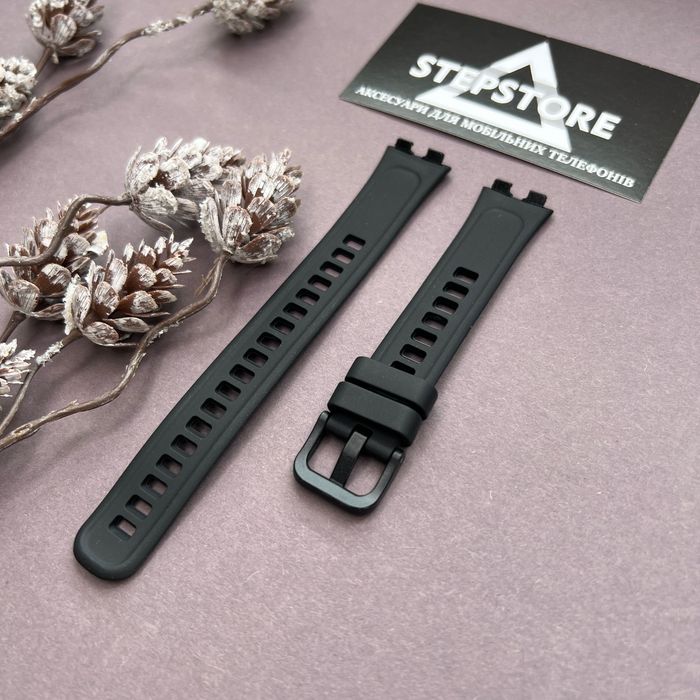 Ремешок силиконовый для Huawei band 8 на классической застежке 9