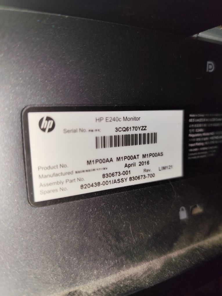 Monitor HP E240C