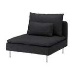 Pokrycie sekcji 1-osobowej SÖDERHAMN Hillared antracyt Ikea 405.175.34