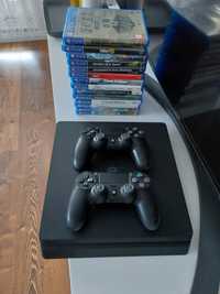 Playstation 4 Slim Ps4. Stan idealny. Pad, gry