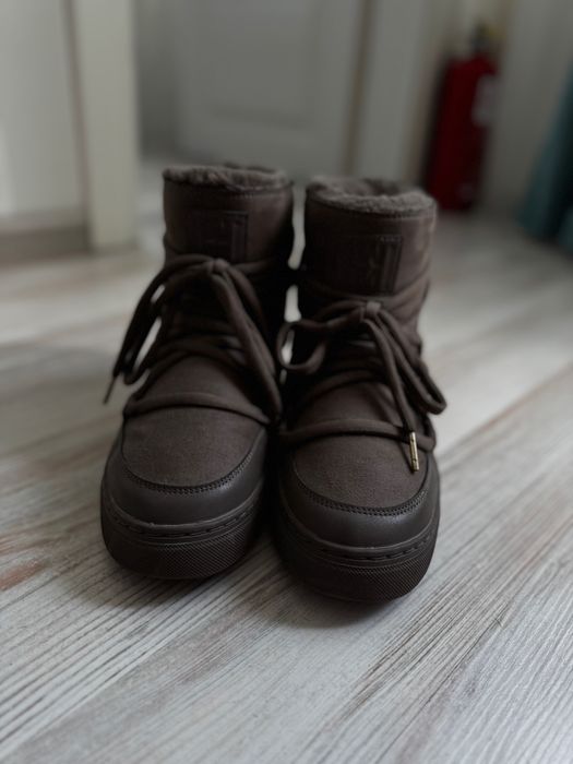 Зимові чоботи h&m шкіряні і замшеві