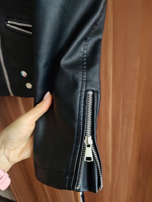 Kurtka ramoneska damska Eco skóra M