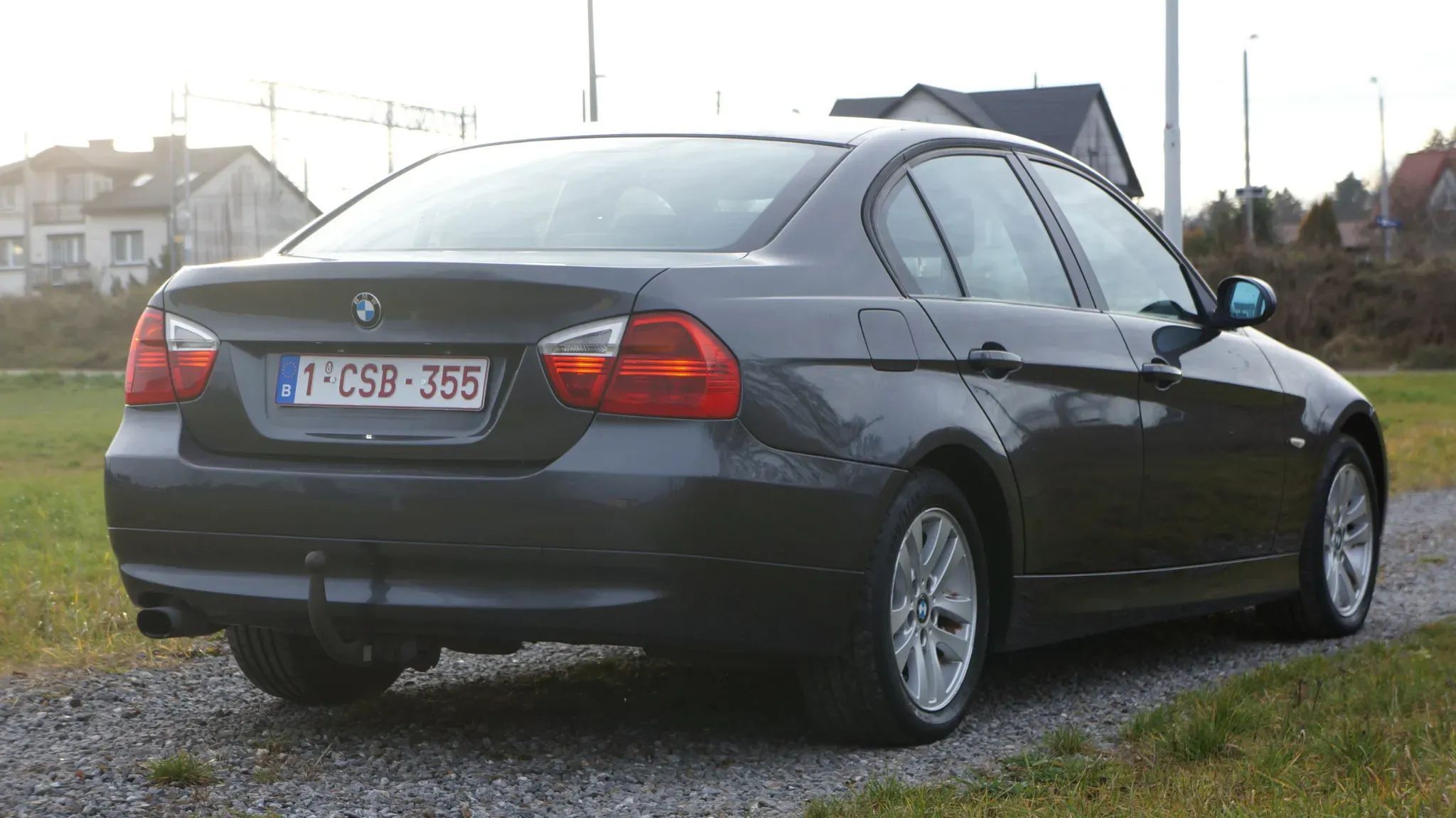 BMW Seria 3 e90 sedan 318d 2008r, szara, klimatronik, opłacony