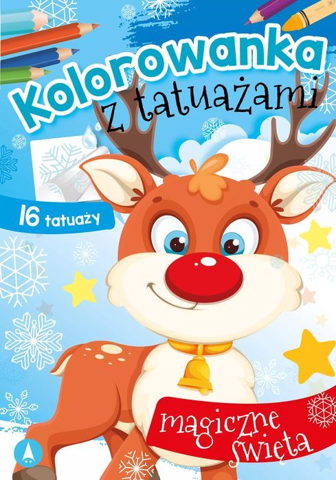 Kolorowanka Z Tatuażami. Magiczne Święta Praca Zbiorowa