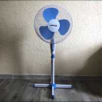 Підлоговий вентилятор PowerLine, небесно-блакитний, 40 см