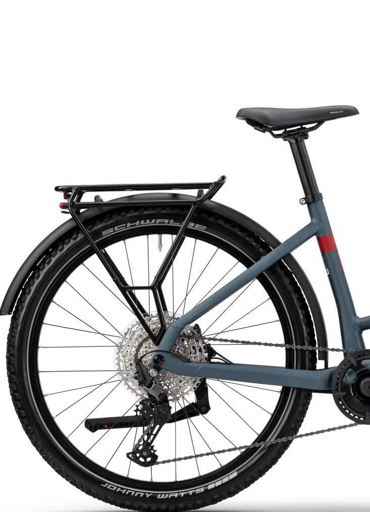 Rower elektryczny Winora Yucatan X12 Low metallic stone blue  45 cm S