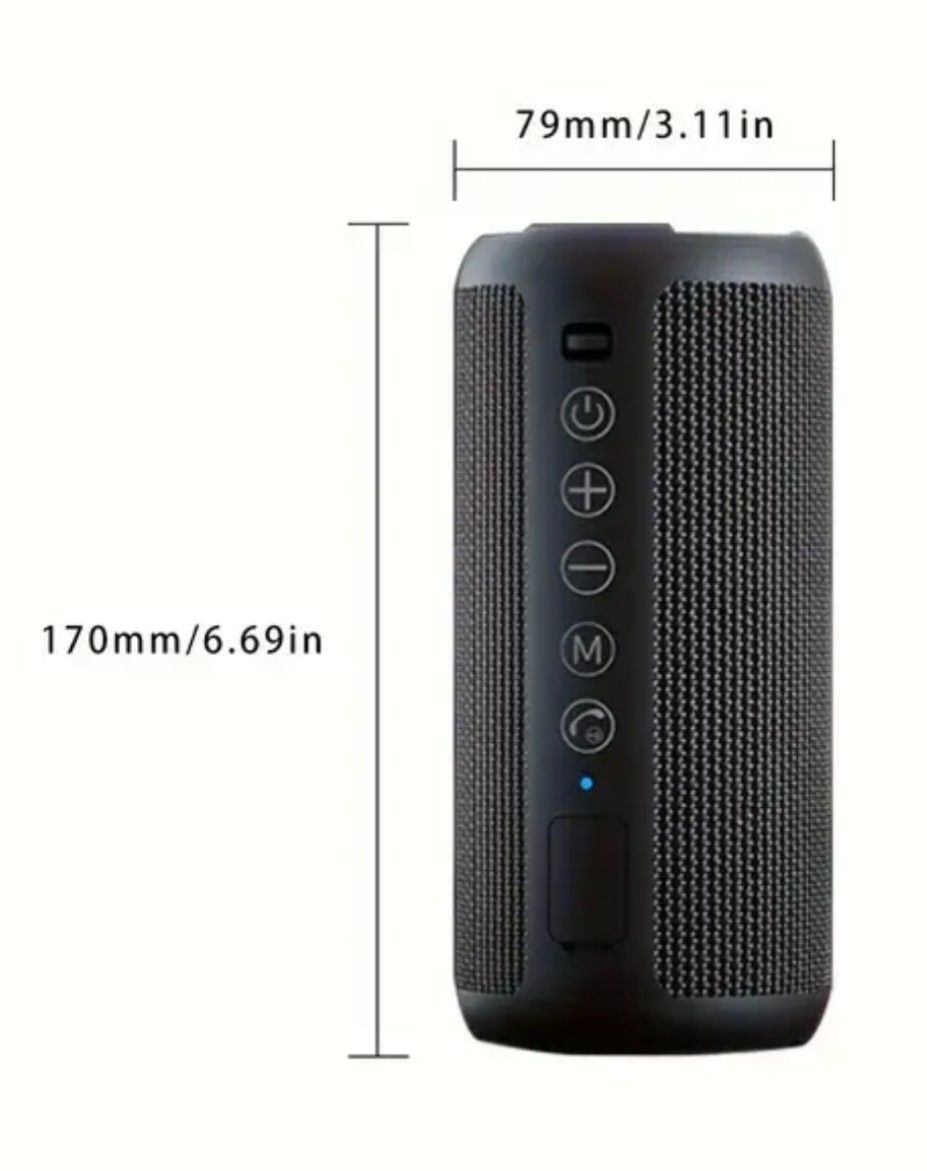 Głośnik Ortizan X10 24W Bluetooth 5.3 MicroSD jack 3,5mm RGB
