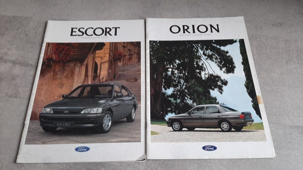 Prospekty  ford Orion Escort  1992