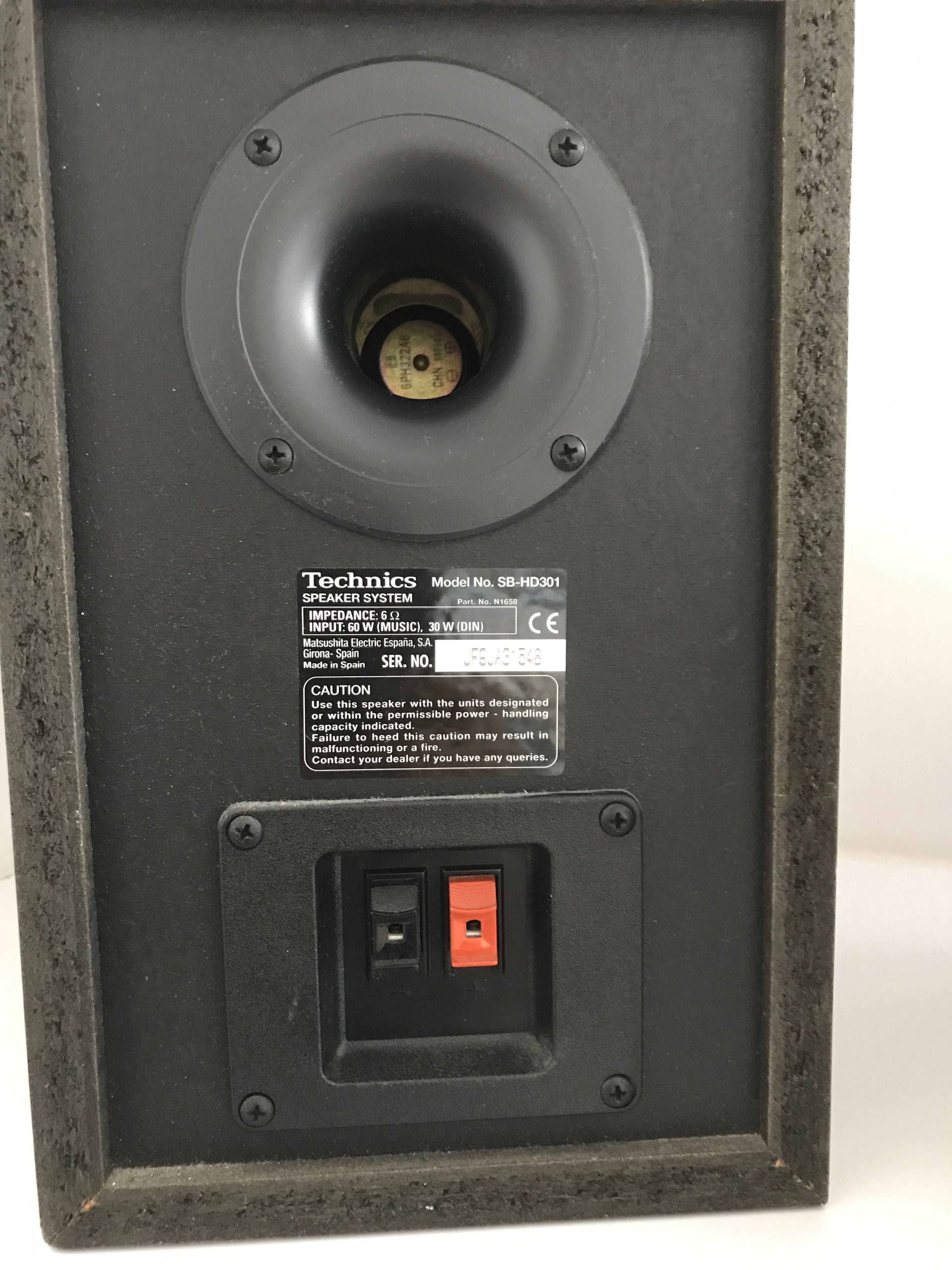 Wieża Technics HD301, audio, wzmacniacz, radio, cd, kolumny