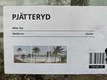 Ikea Pjätteryd - grafika z plażą i palmami 168x56 cm - nowa