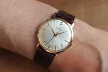 ETERNA złota 14K 0,585 - super stan świetna idealna tarcza - 1967 rok