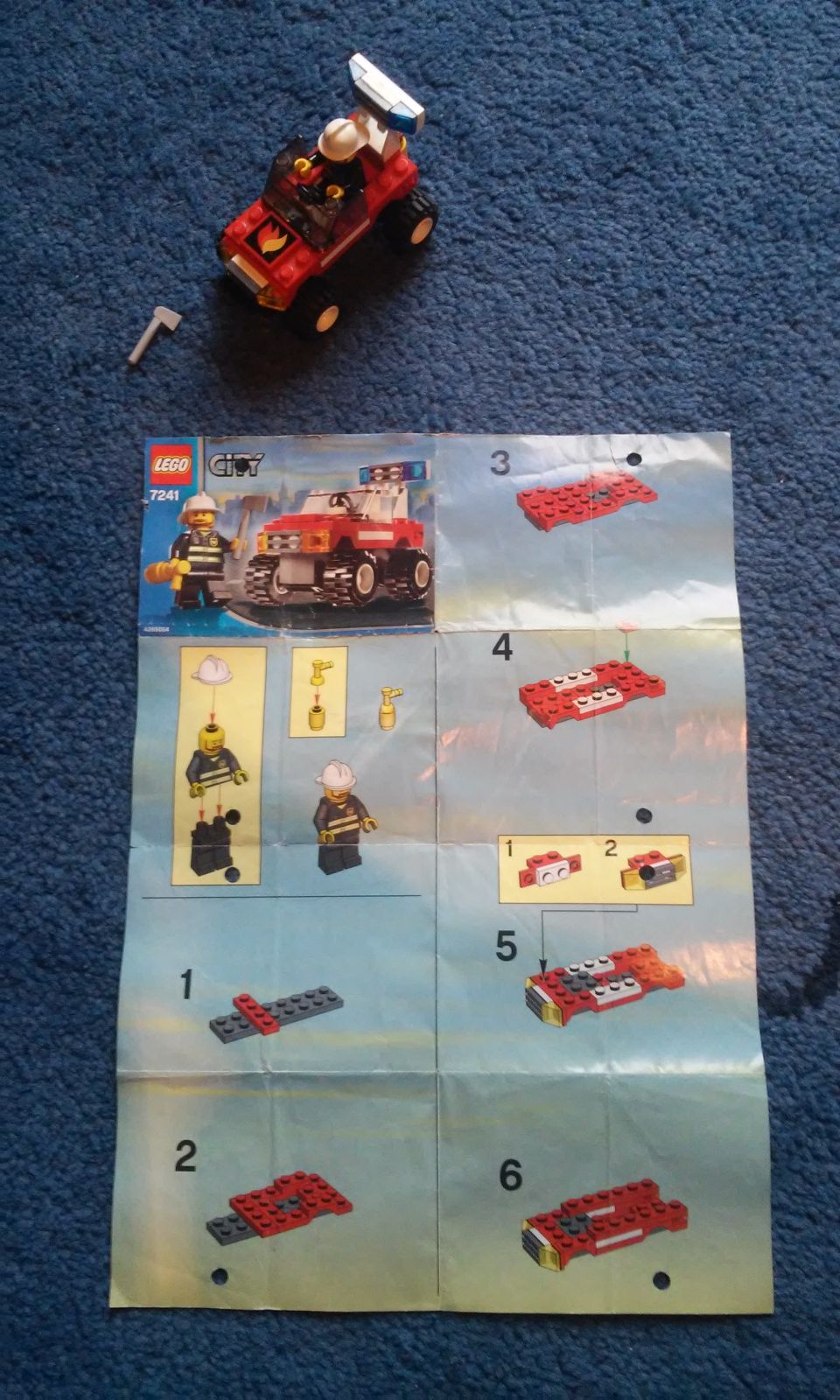 Lego city 7241 quad strażacki