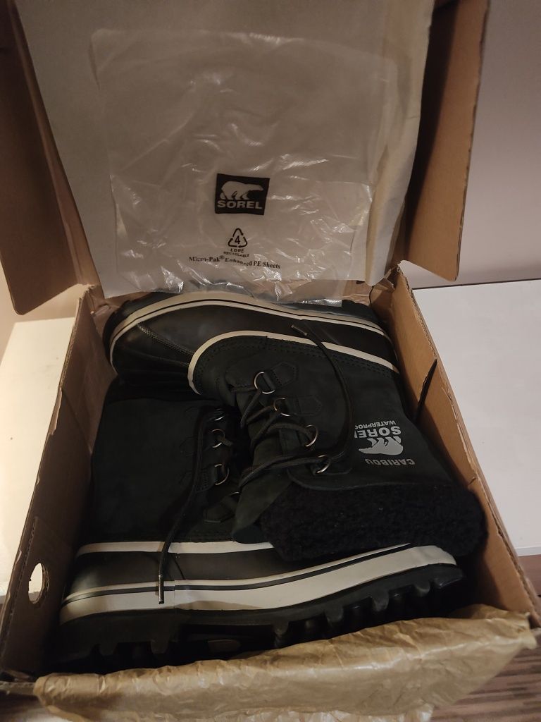 Buty Śniegowce firmy Sorel Caribou r.43.5- Nowe