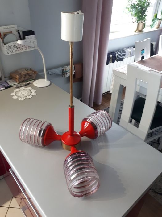 Lampa sufitowa PRL