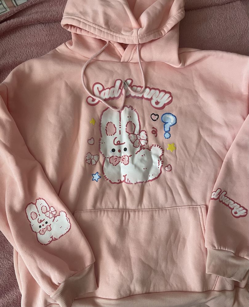 милий рожевий худі kawaii cute