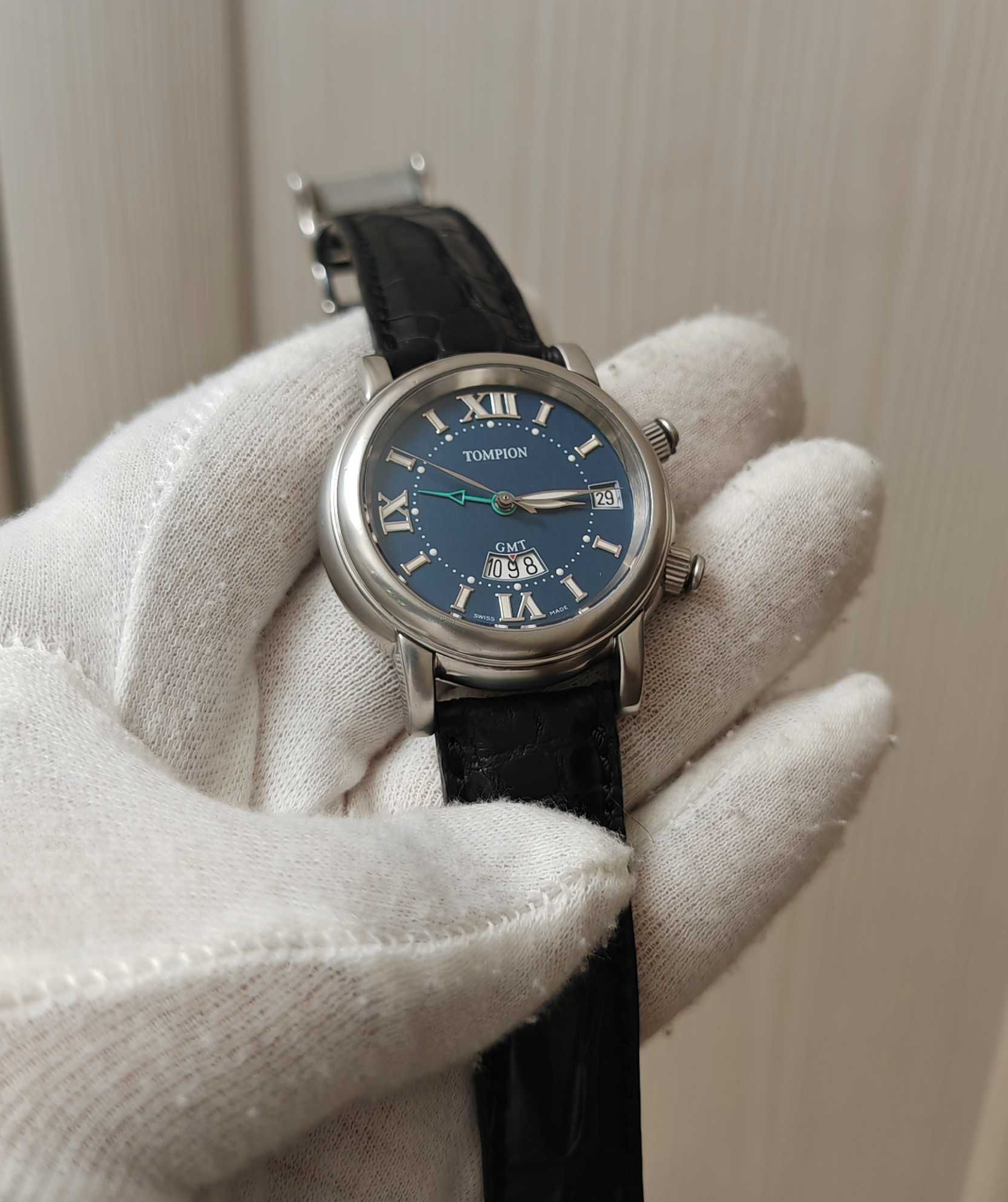 Чоловічий годинник Tompion (Graham) Automatic GMT Alarm 40.5mm Swiss