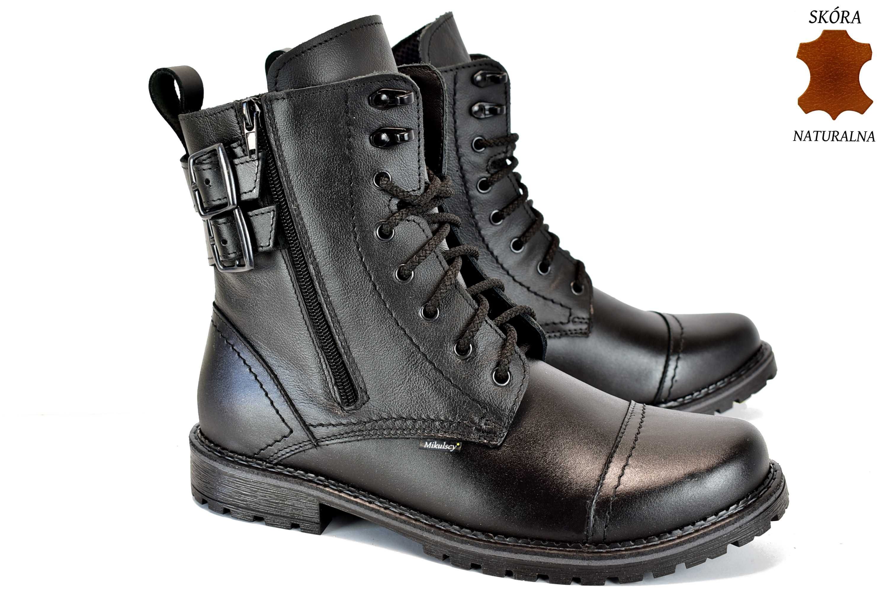 Buty Militarne Skóra Naturalna Produkt Polski