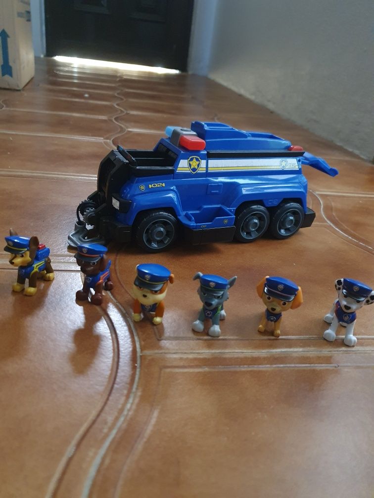 Patrulha Pata camião Chase team rescue ( várias figuras)