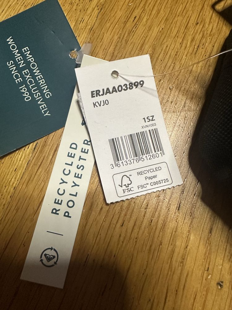 Piórnik saszetka kosmetyczka Roxy czarny nowy