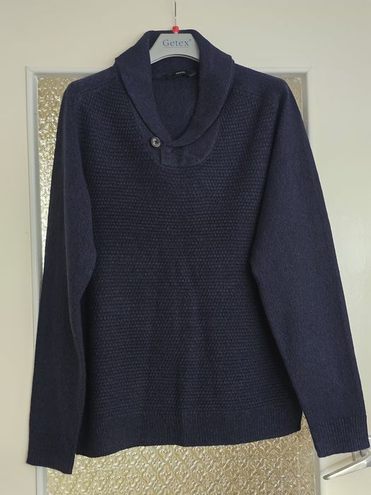 granatowy męski sweter George rozmiar L ok. 52