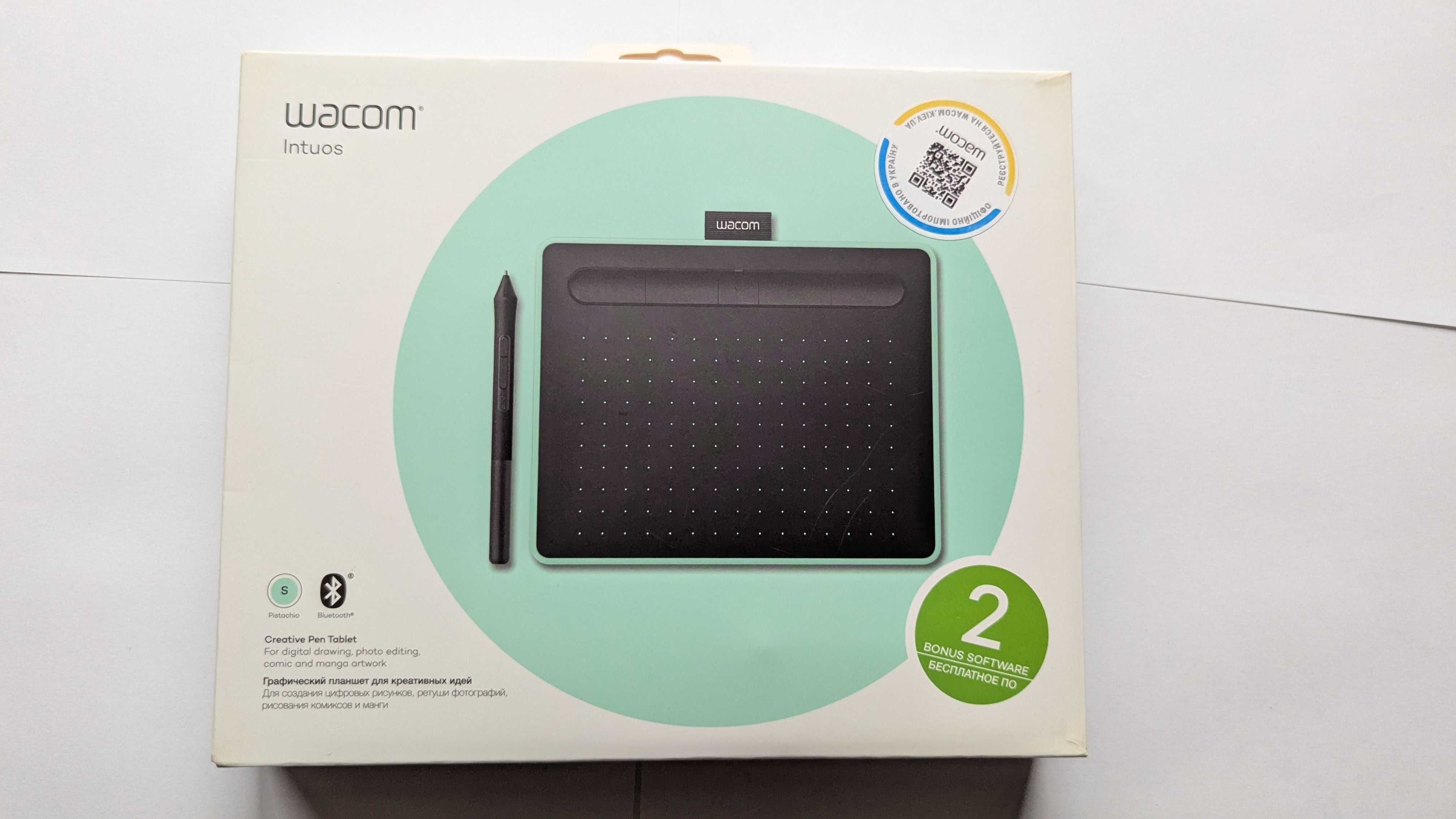 Графічний планшет Wacom Intuos S Bluetooth Pistachio