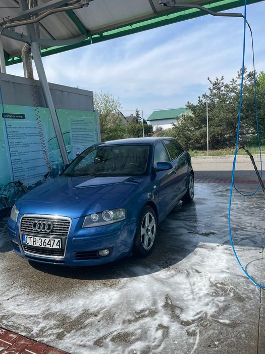 Audi A3 Sportback Audi A3 8P 2008r. niebieski 1.4 Benzyna. 5-drzwi. Wersja S-line.