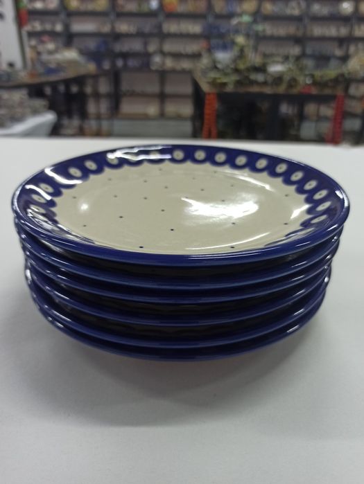 Zestaw 6 talerzyków deserowych Ceramika Bolesławiec