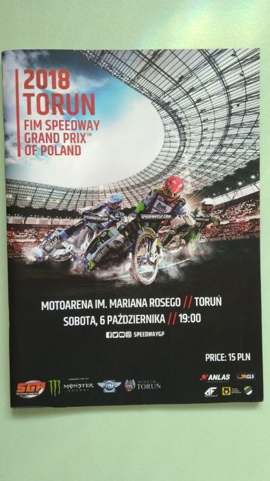 Program żużlowy Grand Prix 2018 Toruń