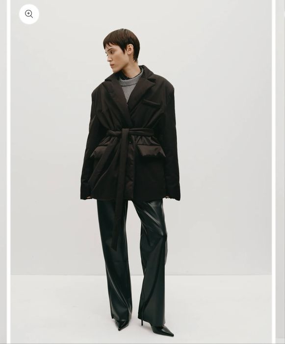 Зимова куртка-жакет з поясом, Cici Coco, S