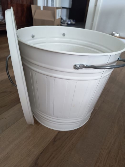 Kosz pojemnik metalowy Ikea