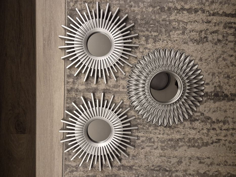 Zestaw 3 ozdobnych luster