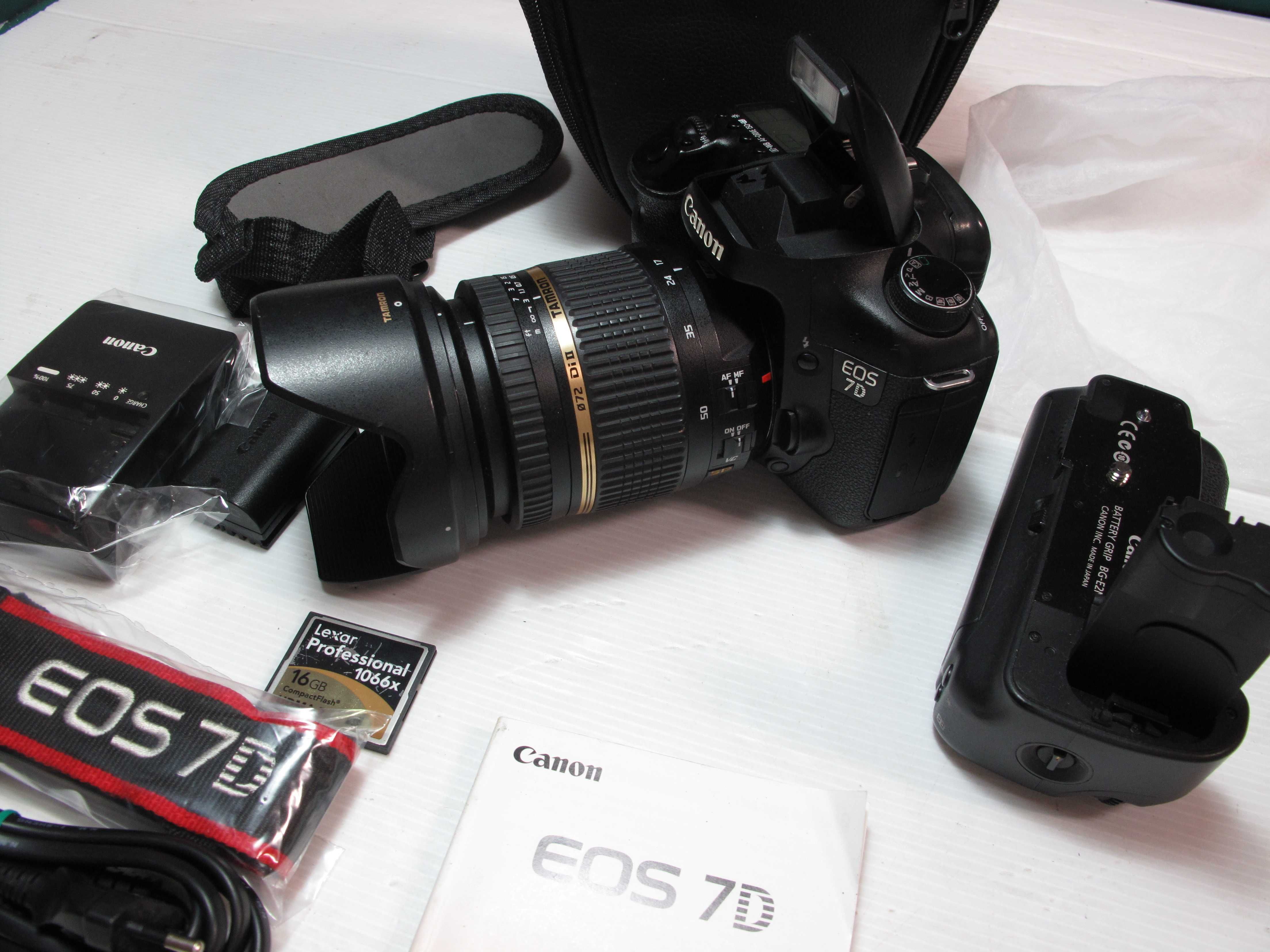 Canon 7D + Punho com ou sem lente só 39 mil disparos