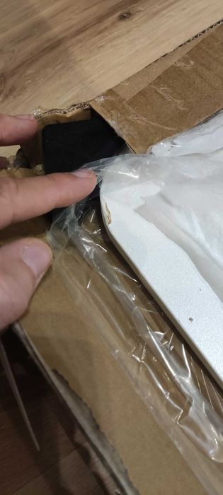 Blat do biurka Levano 120x60 biały LV0150 - nowy, mała skaza