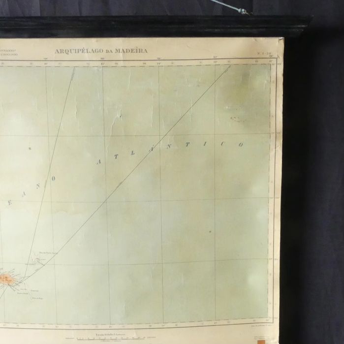 Mapa antigo da Madeira (1935)