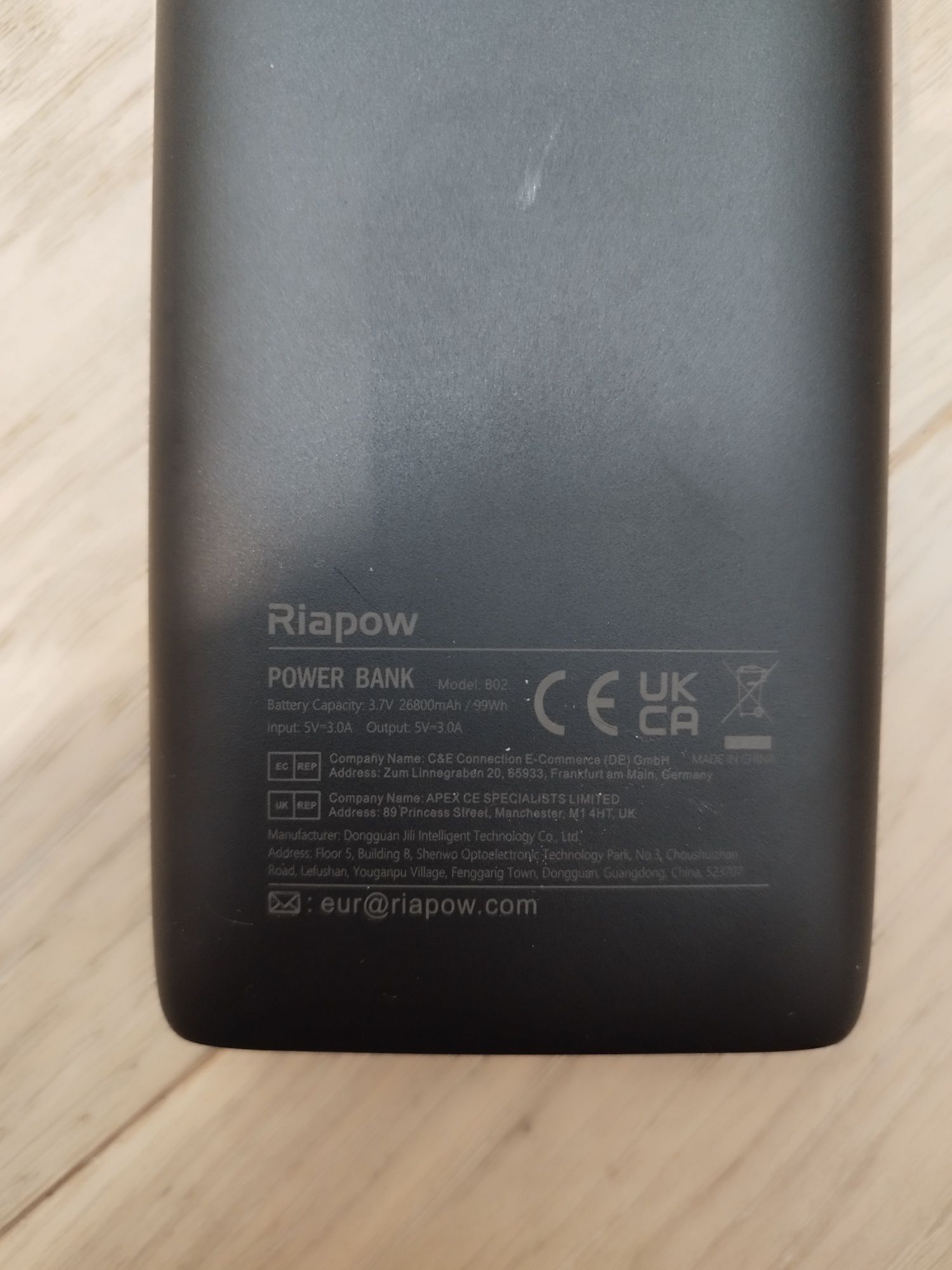 Powerbank Riapow 26800mAh