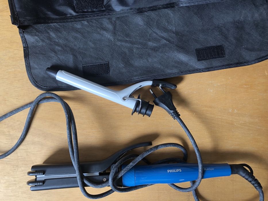 Alisador + ferro caracois philips