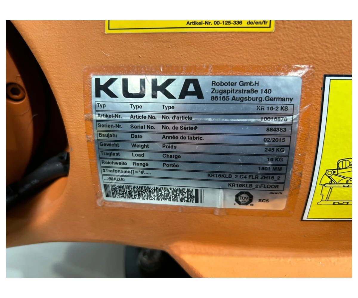 Robot Kuka Kr 16-2 Ks (884383)