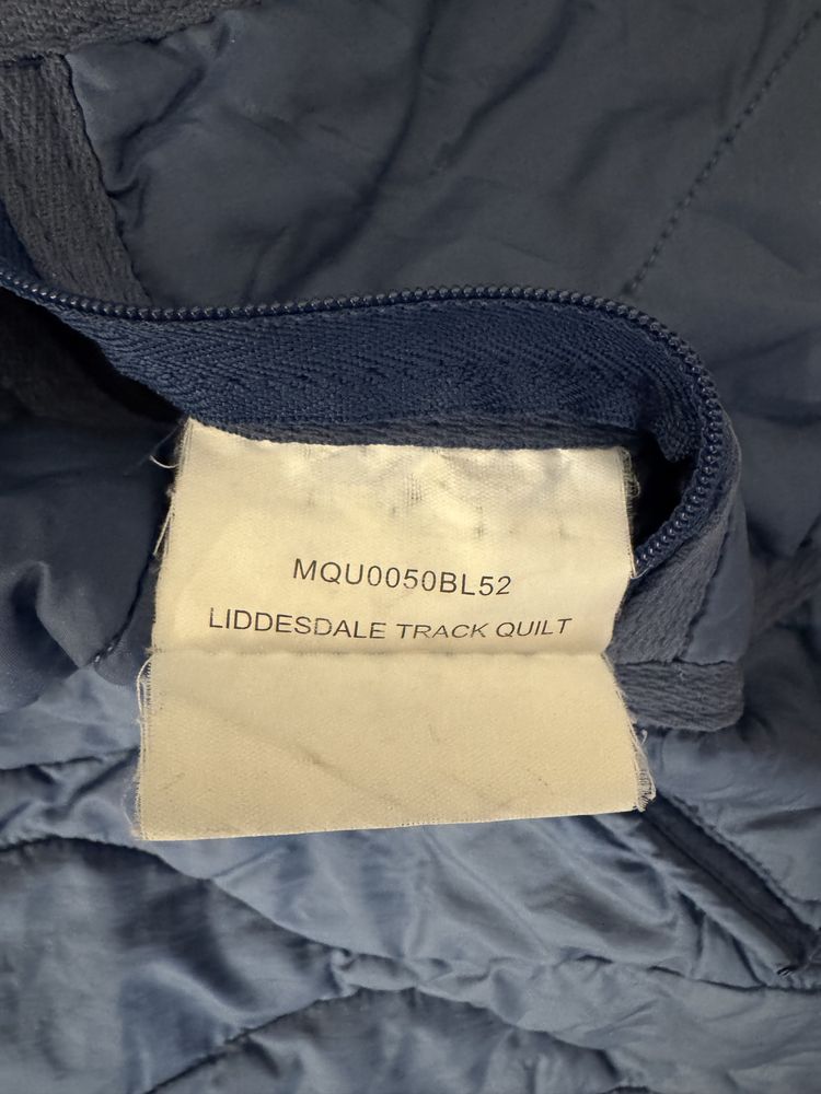 Barbour Liddesdale Track Quilt Jacket XL Light blue kurtka lekka