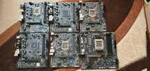 Zestaw 6 płyt głównych uszkodzonych H510M A520M B650M Gigabyte ASRock
