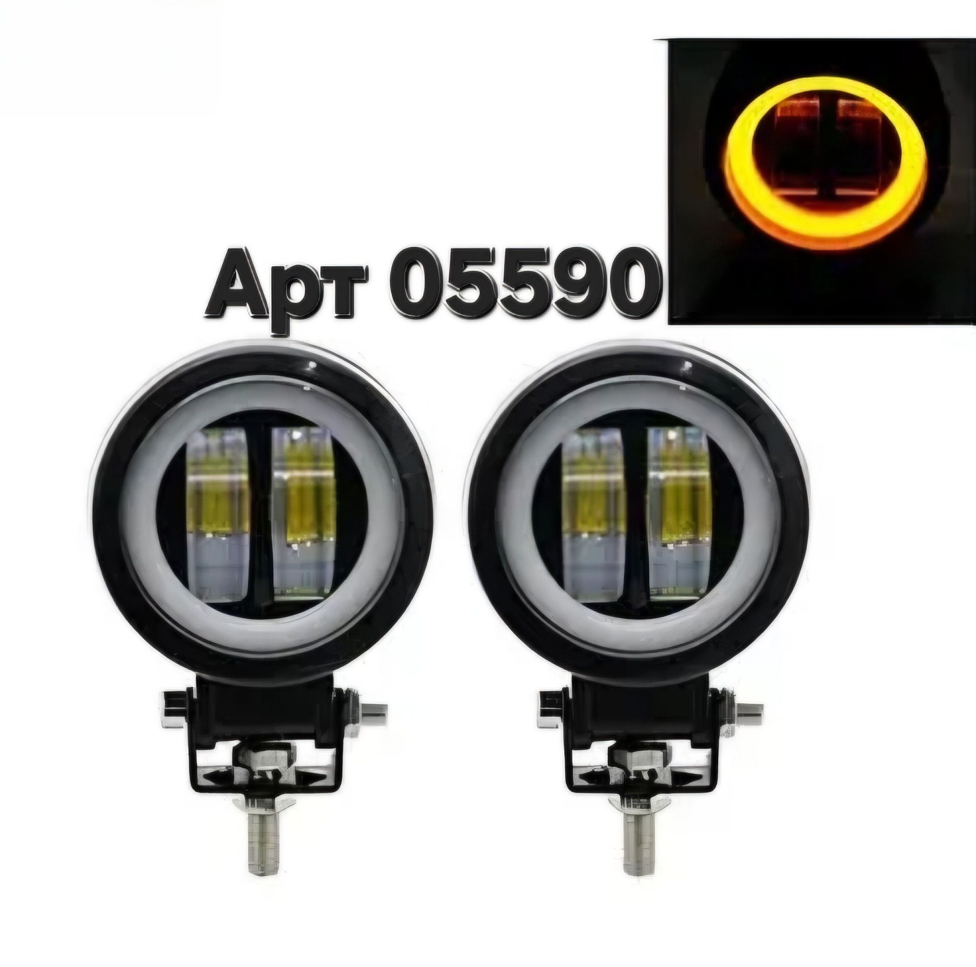 Світлодіодна додаткова протитуманна Фара балка 20Вт фара Led 3 режими