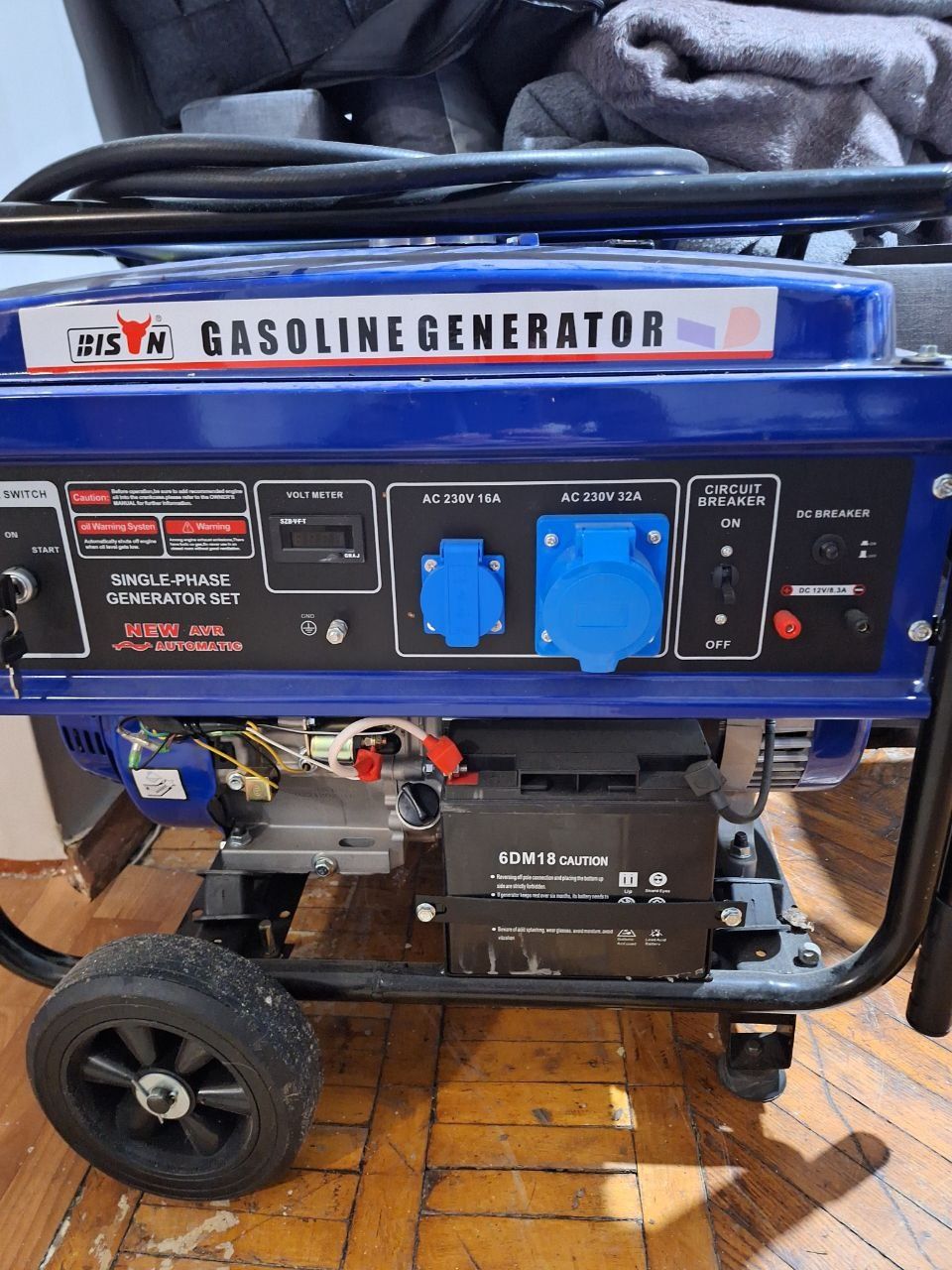 Бензиновий + газовий генератор BISON BS6500LE