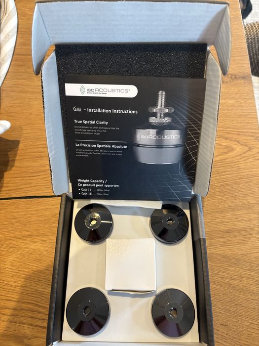 6 Pés Isolantes IsoAcoustics Gaia III