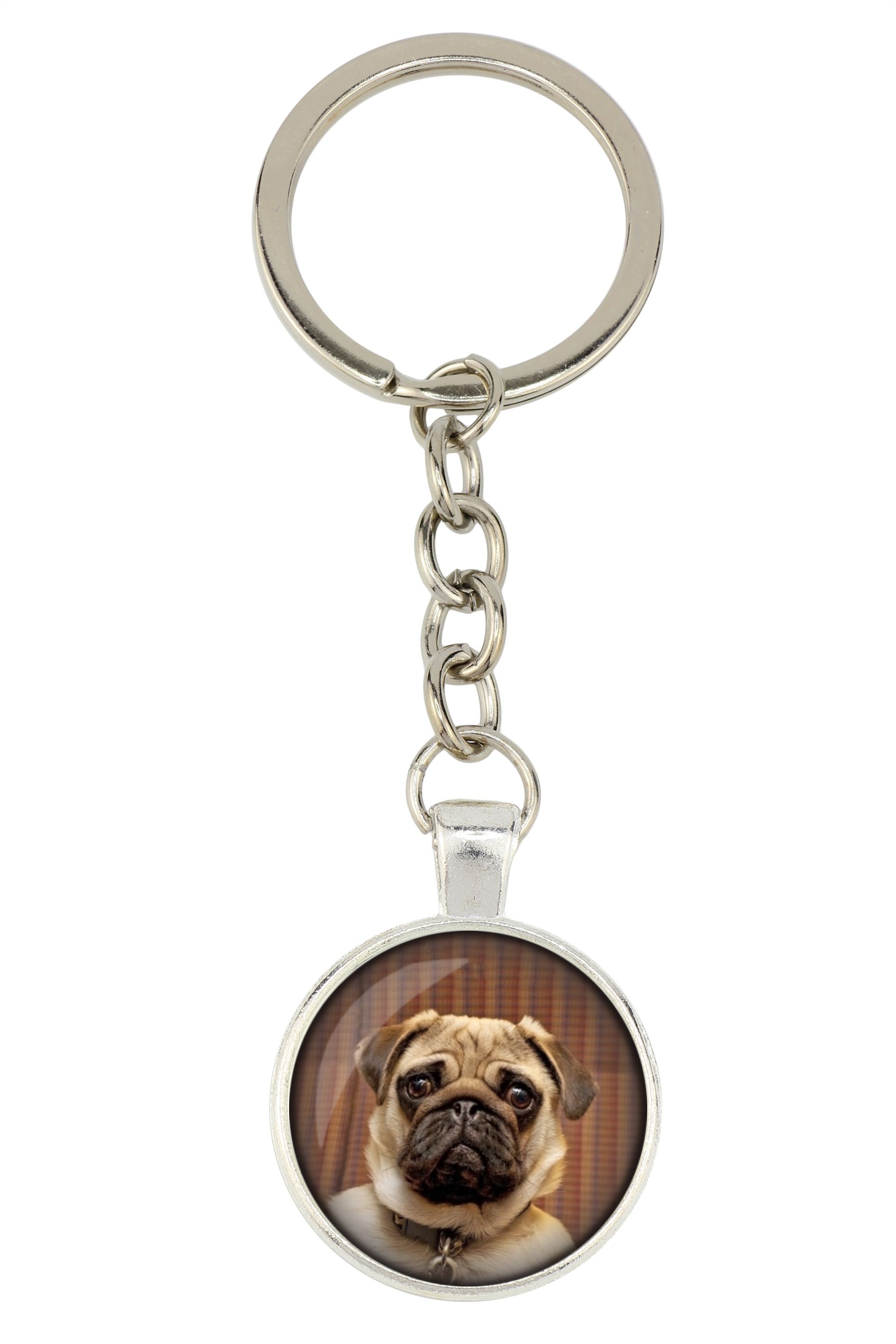 Mops brelok ze zdjęciem Art-Dog
