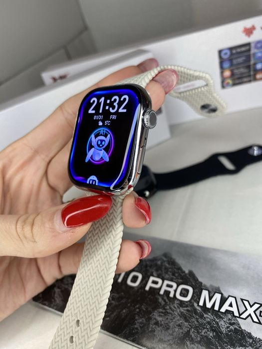 Smart watch 10 Pro Max+ AMOLED 46мм Гланец Новейшые Смарт часы от HK