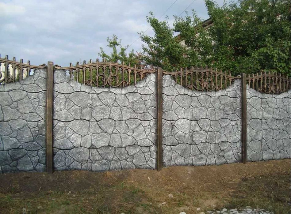 ПРОДАЖ + УСТАНОВКА - Бетонний забор/Еврозабор/Паркан/Секційна Огорожа