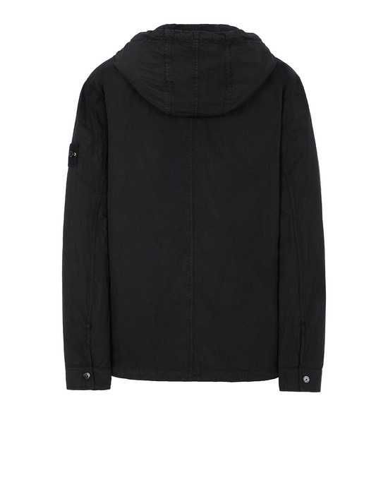 Куртка-Сорочка STONE ISLAND 12408 Hooded Overshirt Black SI0107-BK