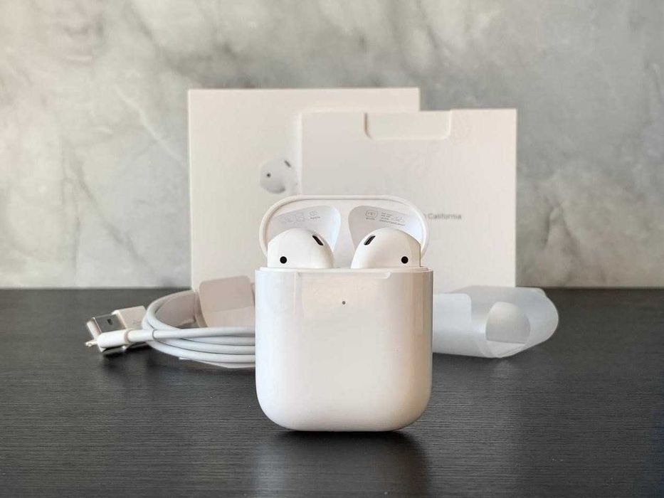 Бездротові навушники Airpods 2 Lux якість + чохол у подарунок!!