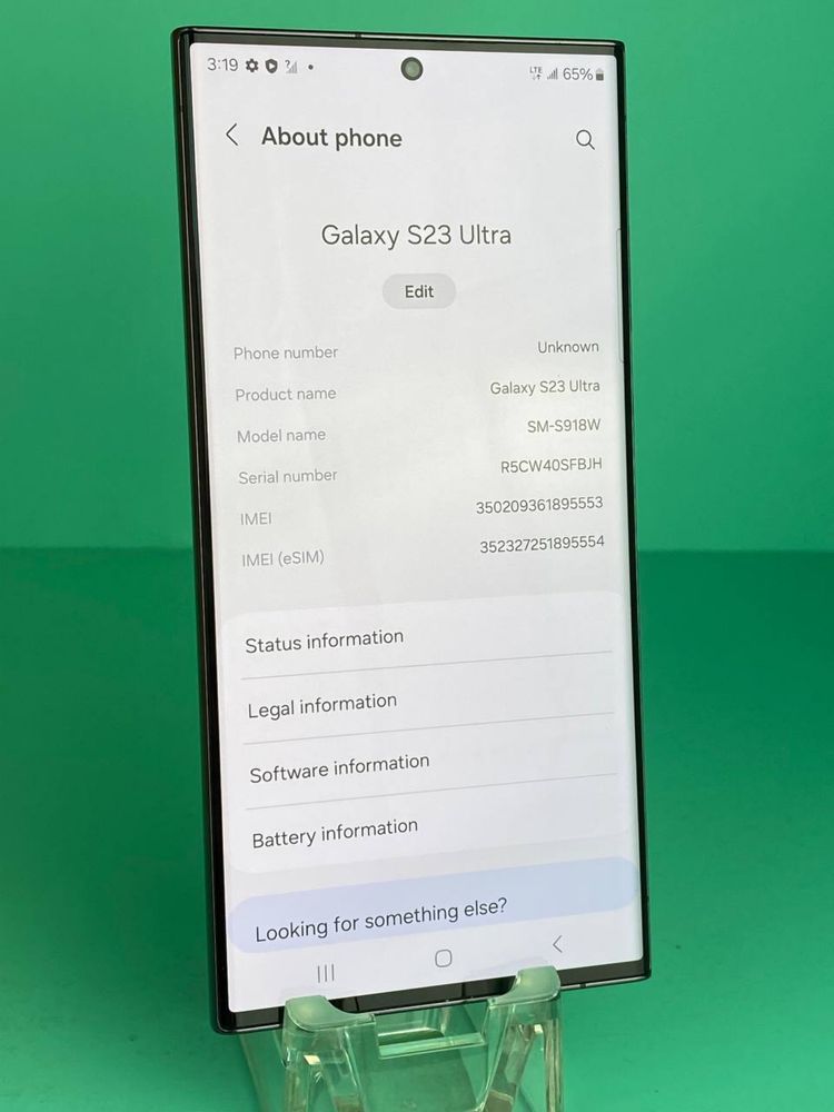 Смартфоні Samsung Galaxy S23 Ultra 5G 8/256GB + eSIM NFC (604)