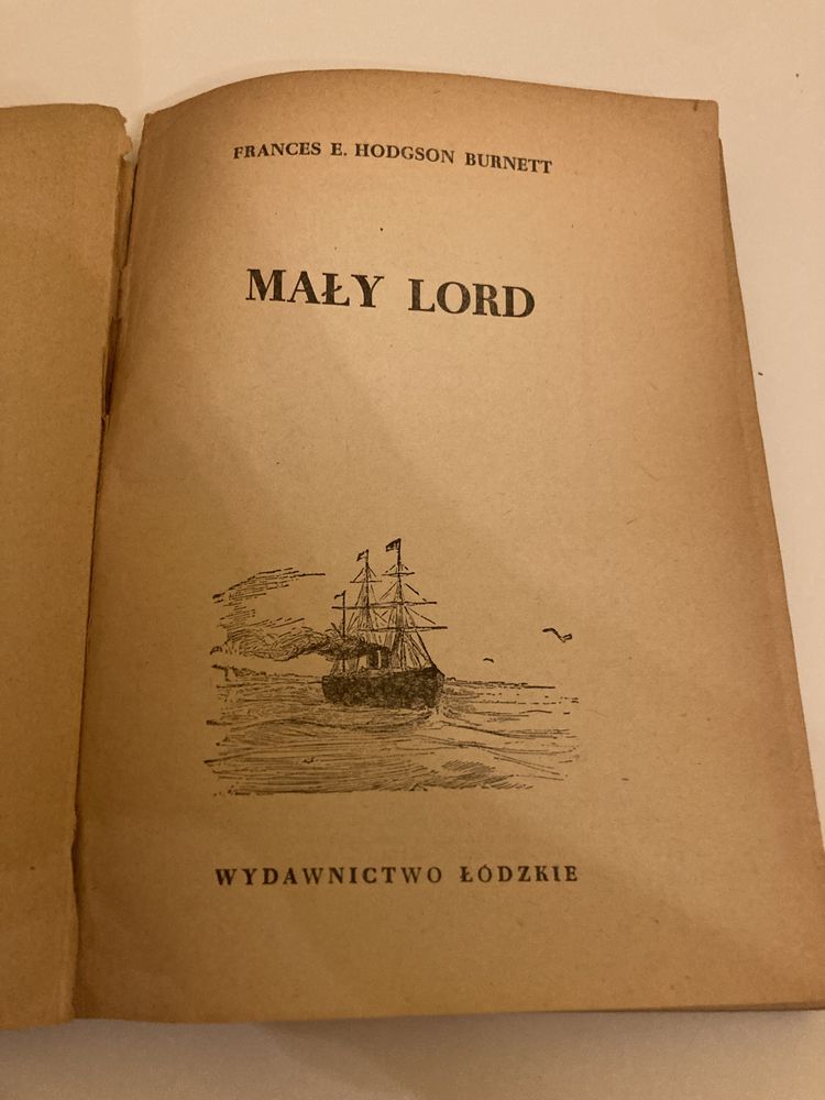 mały lord- wydawnictwo łódzkie
